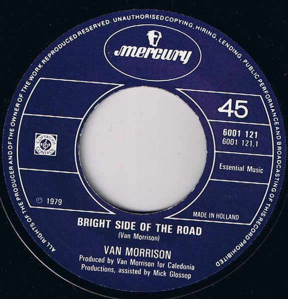 Van Morrison : Bright Side Of The Road (7",Single)