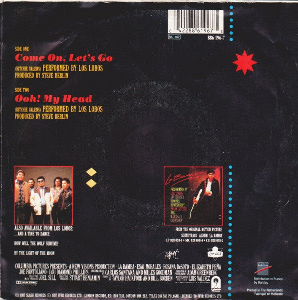 Los Lobos : Come On, Let's Go (7",45 RPM,Single)