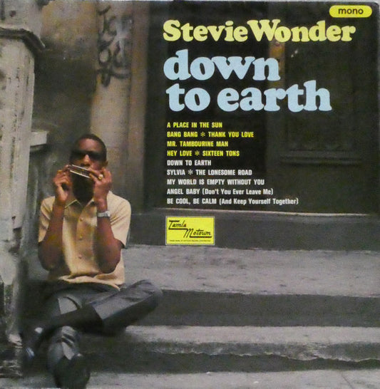 Stevie Wonder : Down To Earth (LP, Album, Mono)