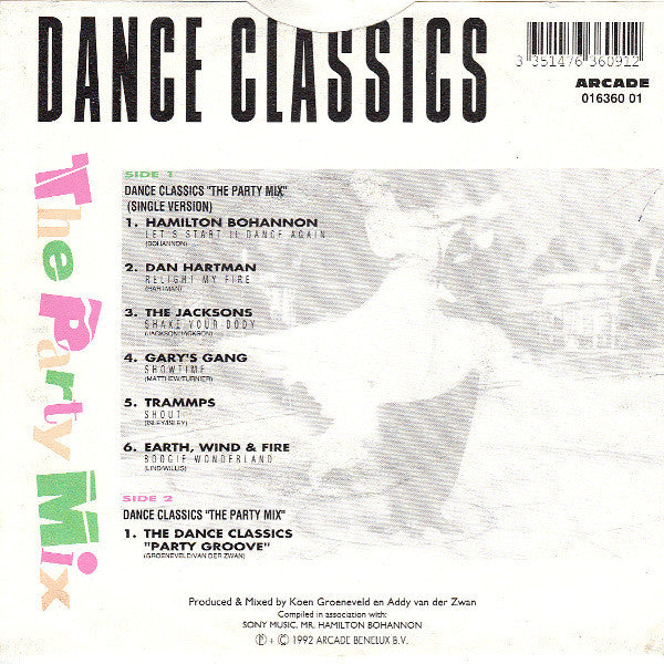 Various : Dance Classics - The Party Mix (7")