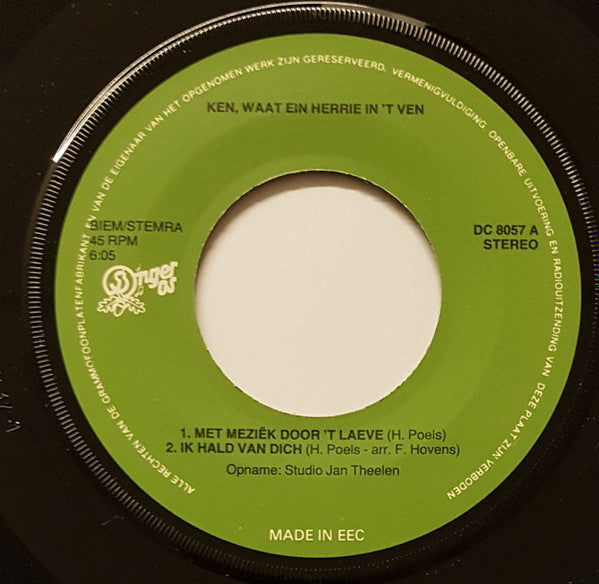 Various : Ken, Waat Ein Herrie In 't Ven (7",45 RPM,EP)