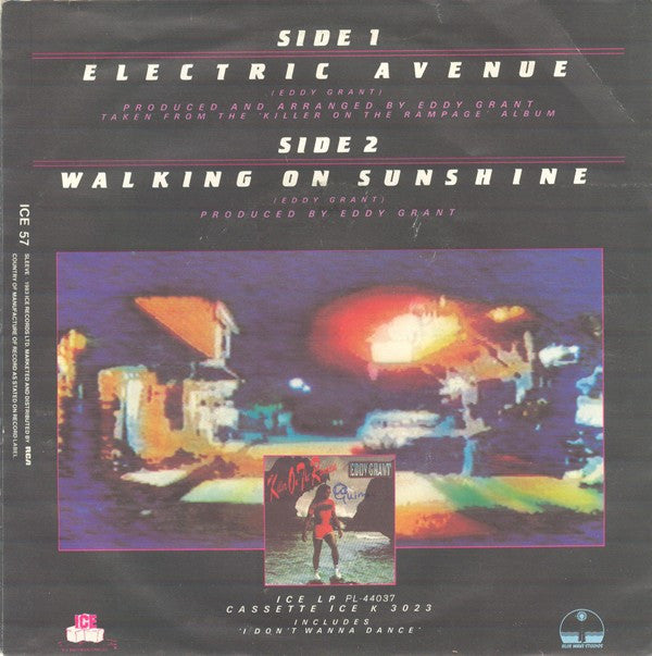 Eddy Grant : Electric Avenue (7",45 RPM,Single,Stereo)