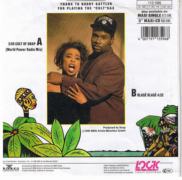 Snap! : Cult Of Snap (7",45 RPM,Single)