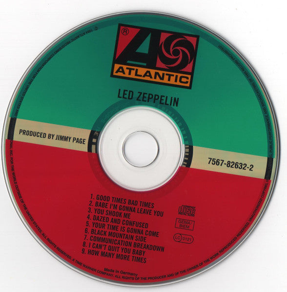 Led Zeppelin : Led Zeppelin (Album,Reissue,Remastered,Stereo)