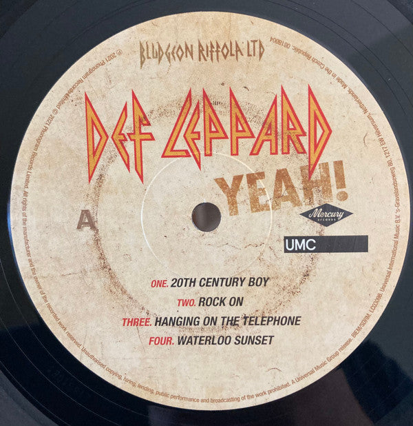 Def Leppard : Yeah! (LP,Album,Limited Edition,Reissue)