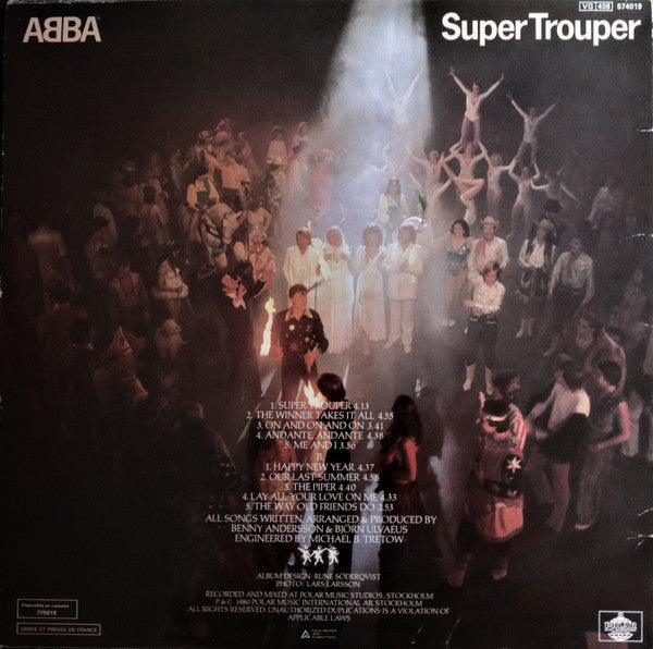 ABBA : Super Trouper (LP,Album,Stereo)