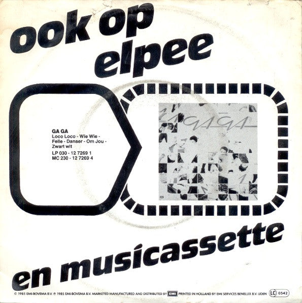 Ga Ga (2) : Zwartwit (7",Single,45 RPM)