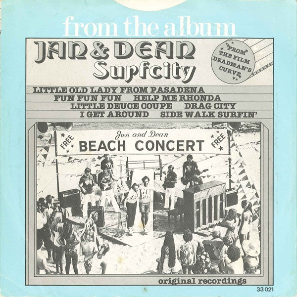Jan & Dean : Surfcity / Dead Man's Curve (7",45 RPM,Stereo)