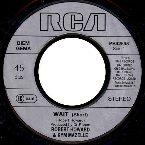 Dr. Robert & Kym Mazelle : Wait! (7",45 RPM,Single)