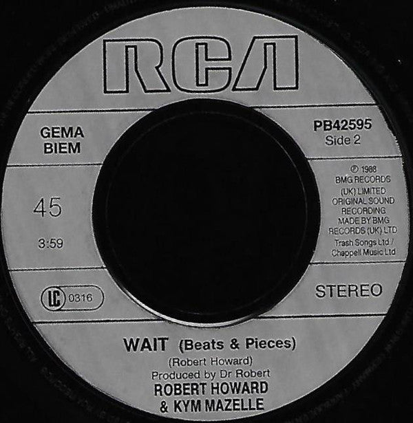 Dr. Robert & Kym Mazelle : Wait! (7",45 RPM,Single)
