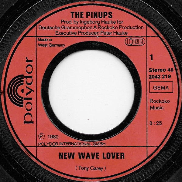 Pinups, The : New Wave Lover (7",45 RPM,Single,Stereo)