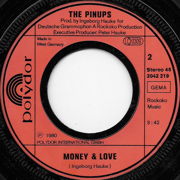 Pinups, The : New Wave Lover (7",45 RPM,Single,Stereo)