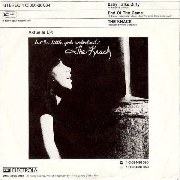 Knack (3), The : Baby Talks Dirty (7",Single,45 RPM)