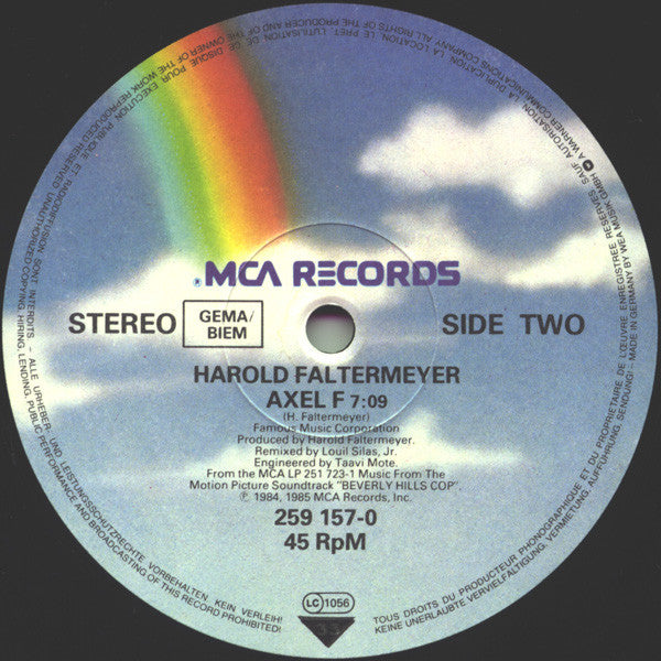 Patti LaBelle / Harold Faltermeyer : New Attitude / Axel F (12",45 RPM)