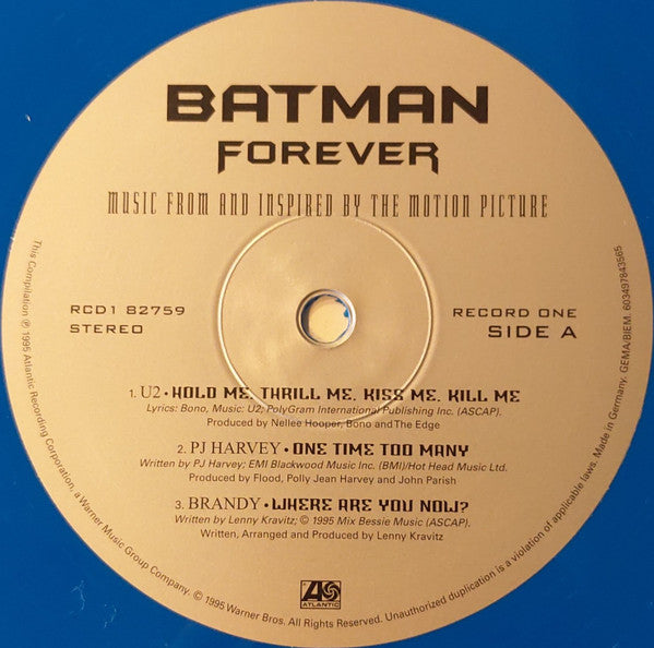 Various : Batman Forever (Music From And Inspired By The Motion Picture) (LP,Album,Limited Edition,Reissue)