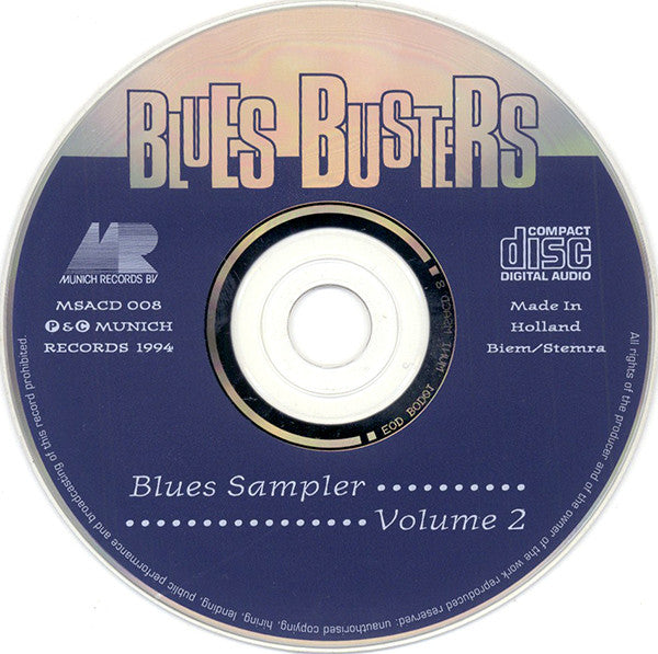 Various : Blues Busters Volume 2 (Black Top Sampler) (Compilation)