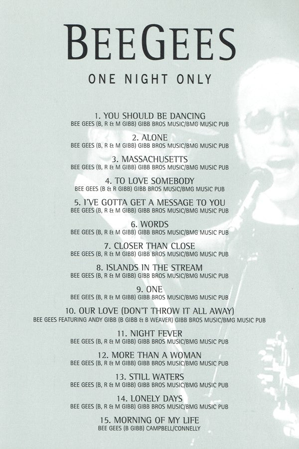 Bee Gees : One Night Only (DVD-Video,Reissue)
