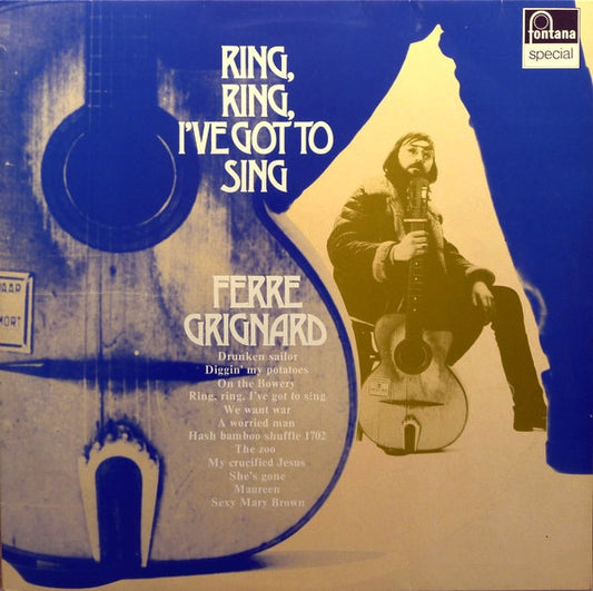 Ferre Grignard : Ring,Ring, I've Got To Sing (LP,Compilation,Reissue,Stereo)