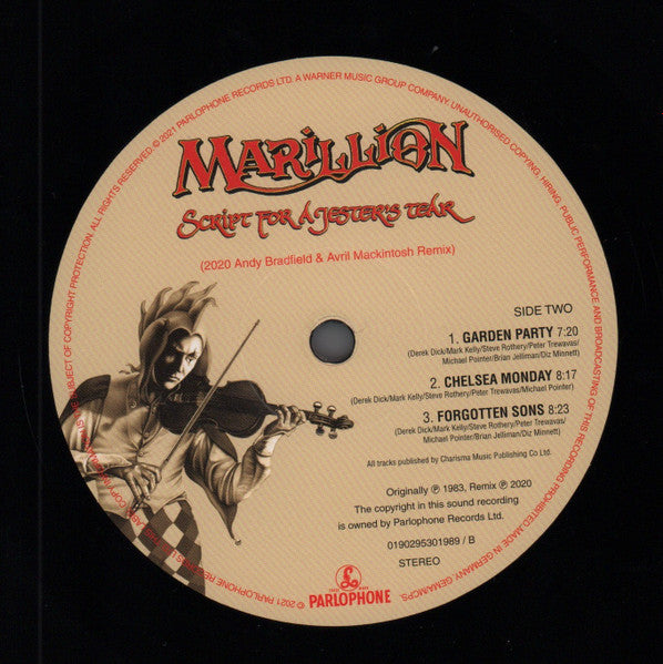 Marillion : Script For A Jester's Tear (2020 Remix) (LP,Album,Reissue,Remastered,Stereo)