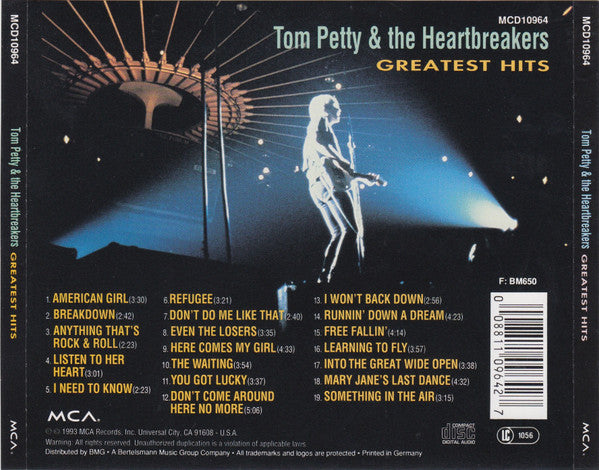 Tom Petty And The Heartbreakers : Greatest Hits (Compilation,Remastered)