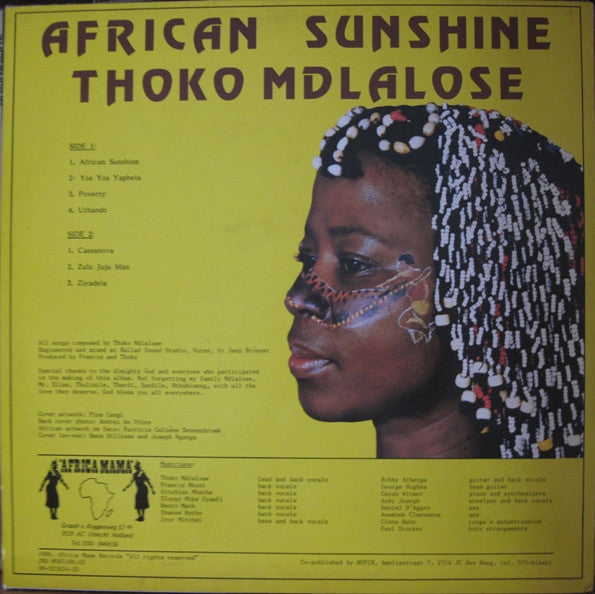 Thoko Mdlalose : African Sunshine (LP,Album)