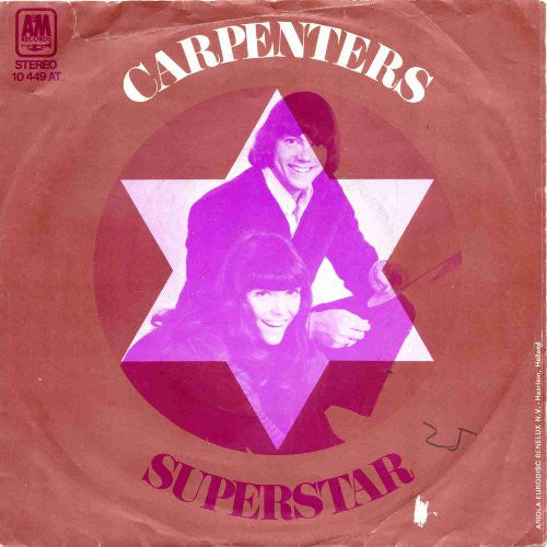 Carpenters : Superstar (7",45 RPM,Single,Stereo)