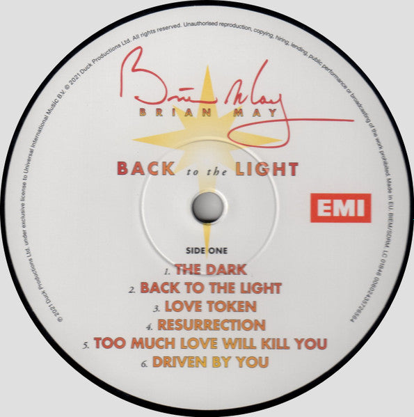 Brian May : Back To The Light (LP,Album,Reissue,Remastered)