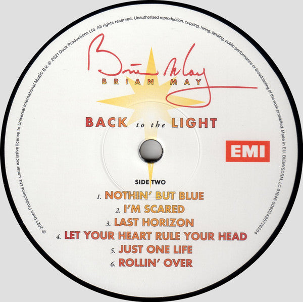 Brian May : Back To The Light (LP,Album,Reissue,Remastered)