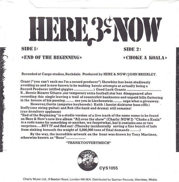 Here & Now (3) : End Of The Beginning (7",45 RPM)