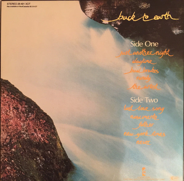 Cat Stevens : Back To Earth (LP,Album,Stereo)