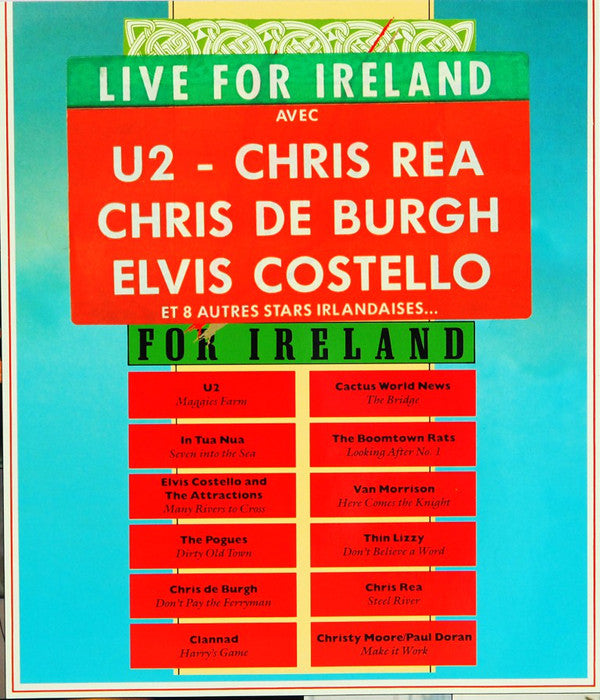 Various : Live For Ireland (LP,Album,Stereo)