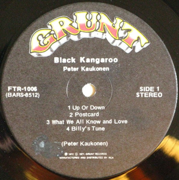 Peter Kaukonen : Black Kangaroo (LP,Album,Stereo)
