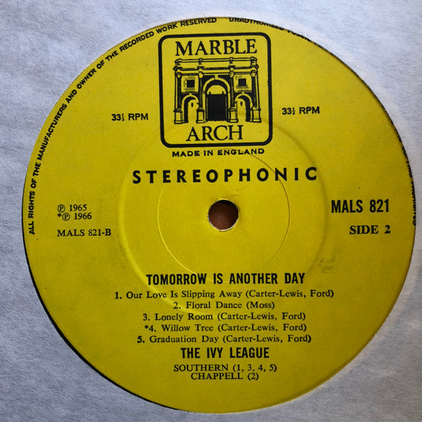 Ivy League, The : Tomorrow Is Another Day (LP,Album)