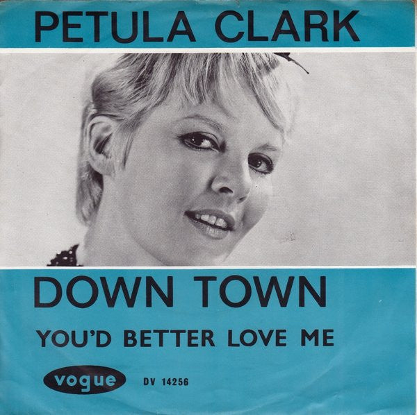 Petula Clark : Down Town (7",Single,45 RPM)