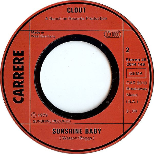 Clout : Save Me (7",45 RPM,Single,Stereo)