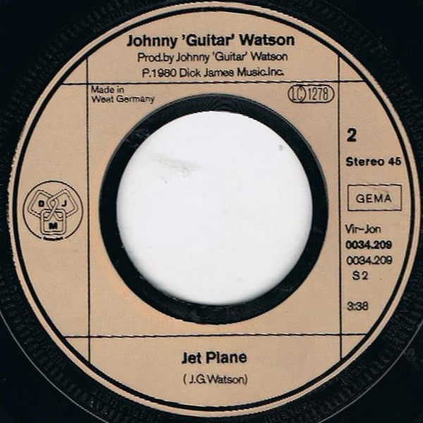 Johnny Guitar Watson : Booty Ooty (7",Single,45 RPM)