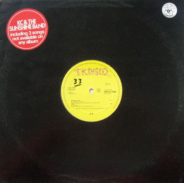 KC (4) / Sunshine Band, The : Make Me A Star / Black Water Gold (12",33 ⅓ RPM,Stereo)