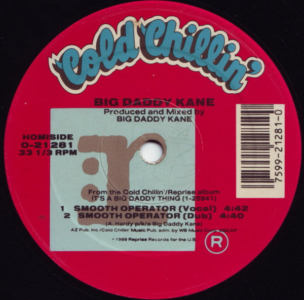 Big Daddy Kane : Smooth Operator / Warm It Up Kane (12",33 ⅓ RPM,Maxi-Single)