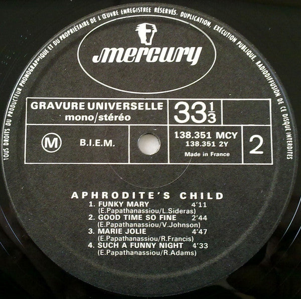 Aphrodite's Child : It's Five O'Clock (LP,Album,Reissue,Stereo)