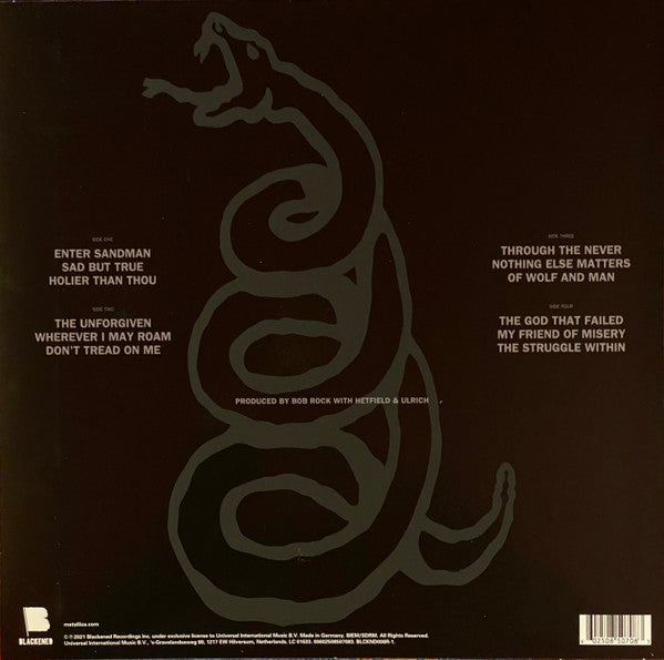 Metallica : Metallica (LP,Album,Reissue,Remastered)
