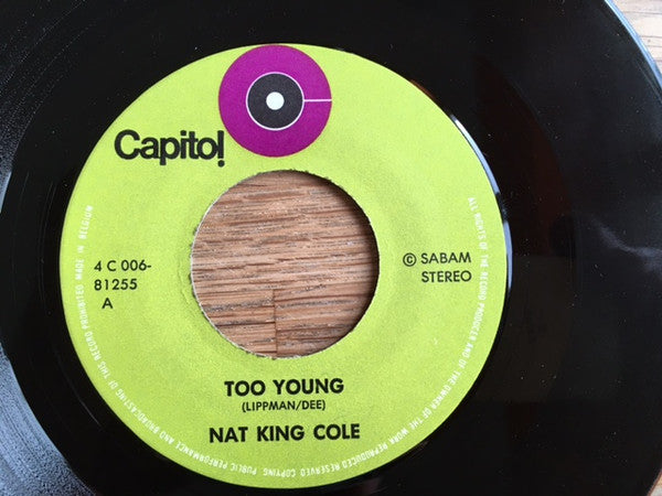 Nat King Cole : Too Young / Non Dimenticar (7",45 RPM,Stereo)