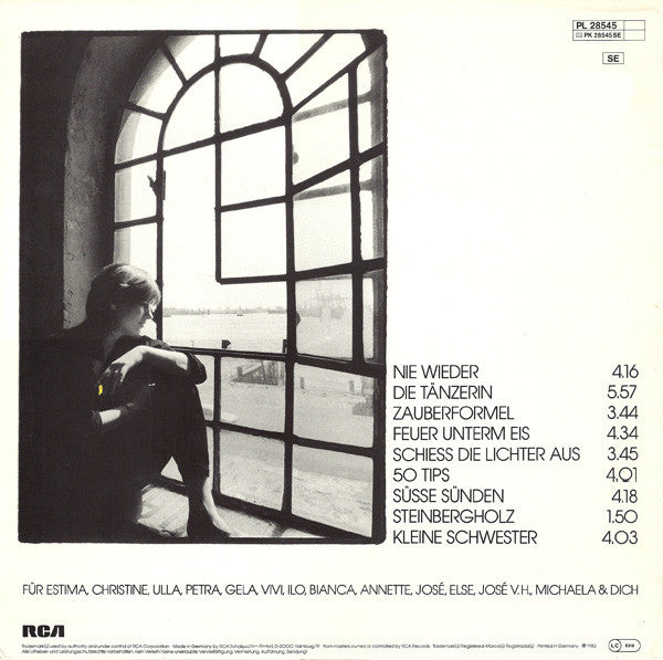 Ulla Meinecke : Wenn Schon Nicht Für Immer Dann Wenigstens Für Ewig (LP,Album)