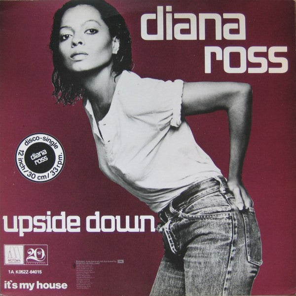 Diana Ross : Upside Down (12",Single,33 ⅓ RPM)