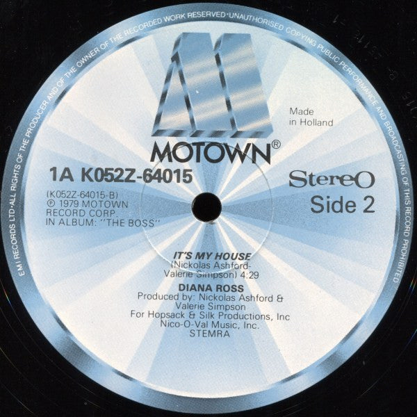 Diana Ross : Upside Down (12",Single,33 ⅓ RPM)