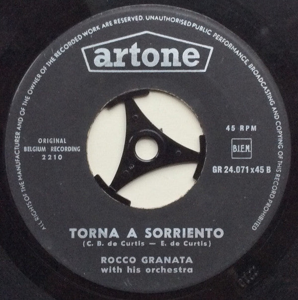 Rocco Granata Und Sein Orchester : La Bella (7",45 RPM,Single)