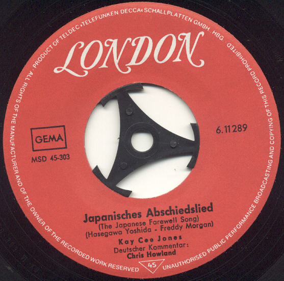 Kay Cee Jones : Japanisches Abschiedslied (7",Single,45 RPM)