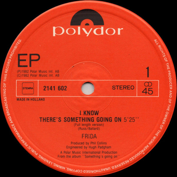 Frida : I Know There's Something Going On (12",45 RPM,EP,Maxi-Single)