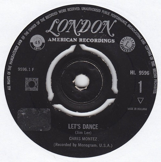 Chris Montez : Let's Dance (7",45 RPM,Single,Mono)
