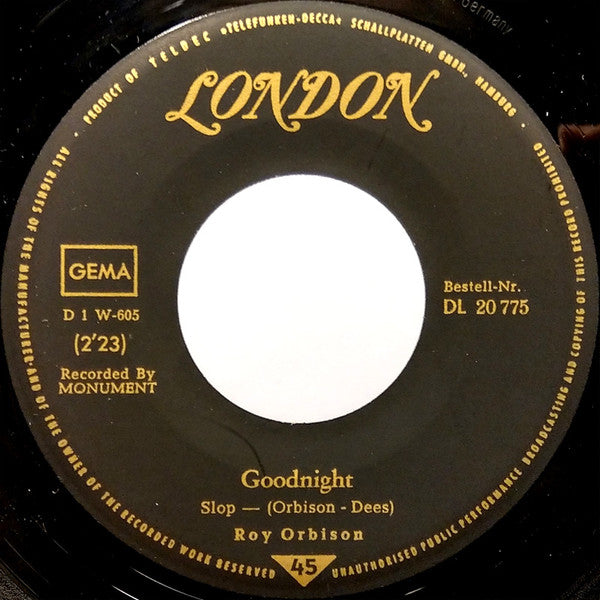 Roy Orbison : Goodnight (7",45 RPM,Single)