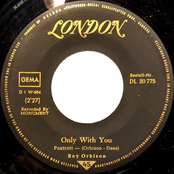 Roy Orbison : Goodnight (7",45 RPM,Single)